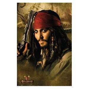    Pirates of the Caribbean Johnny Depp Closeup Poster