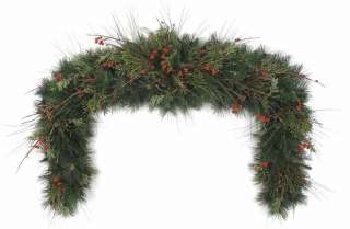 this christmas mixed pine mantle swag is a great holiday accent for 
