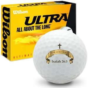  Isaiah 26 3   Wilson Ultra Ultimate Distance Golf Balls 