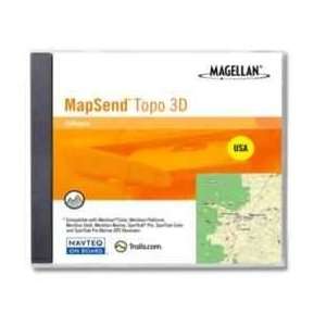  MAGELLAN MAPSEND 3D TOPO CD GPS & Navigation
