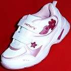 NEW Girls Toddlers CARTERS LIGHTS BEAUTY White/Pink Athletic 