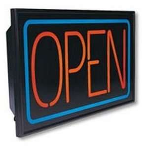  Large Indoor Electric OPEN Neon Sign 22 x 14 x 4 