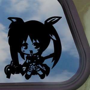 Magical Girl Lyrical Black Decal Nanoha Window Sticker  
