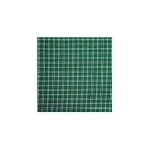  Patch Magic W139A Green and White Plaid Bed Skirt / Dust 