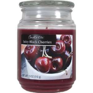   18 Ounce Juicy Black Cherries Terrace Jar Candle