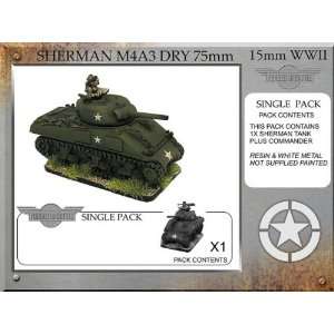   Forged in Battle (15mm WWII) Sherman M4A3 dry 75mm (1) Toys & Games