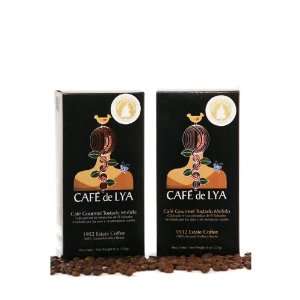 Cafe De Lya Gourmet Ground Coffee  8oz. Two Pack  Grocery 