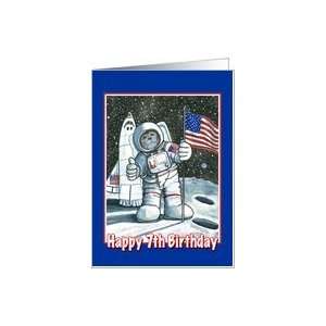  Astronaut 7th Birthday Card Toys & Games