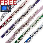 NEW SILVER BLUE GREEN PURPLE RED PINK STUDENT C FLUTE
