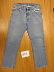 levis used blue 501 button fly jean TAG 34x36 1739R  