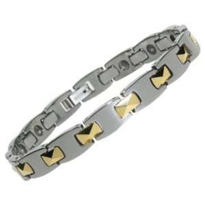  Lucida Tungsten Carbide Bracelet, 7.5 Magnetic Bracelet 
