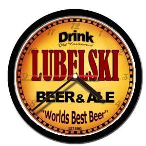  LUBELSKI beer and ale cerveza wall clock 