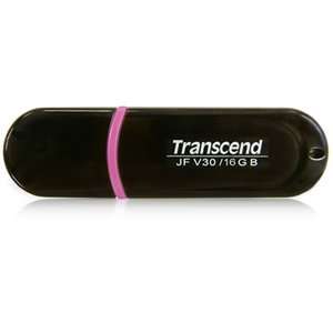  TRANSCEND, Transcend 16GB JetFlash V30 USB 2.0 Flash Drive 