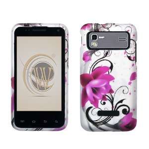  Lotus Flowers Rubberized Texture Hard Case Cover for AT&T 
