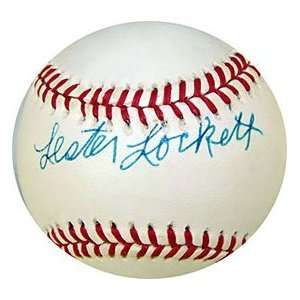  Lester Lockett Autographed / Signed Baseball Everything 