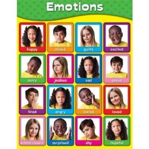  Carson Dellosa Cd 114106 Emotions Laminated Chartlet Toys 