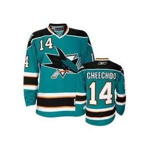 Jonathan Cheechoo San Jose Sharks Reebok Jersey. Replica, Top Quality 