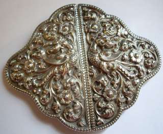  Oriental Silver Belt Buckle. I think this is Straits Chinese work