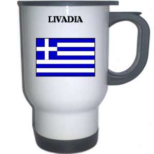 Greece   LIVADIA White Stainless Steel Mug