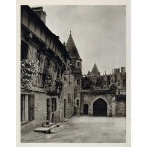  1927 Chateau Josselin Brittany France Medieval Castle 
