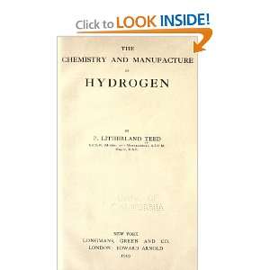   Manufacture Of Hydrogen P. Litherland (Philip Litherland) Teed Books