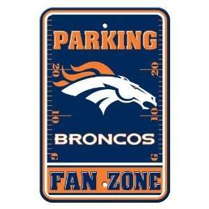  Denver Broncos Sports Team Parking Sign