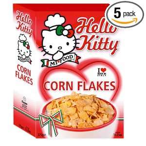 Hello Kitty Food Corn Flakes, 13.23 Ounce Boxes (Pack of 5)