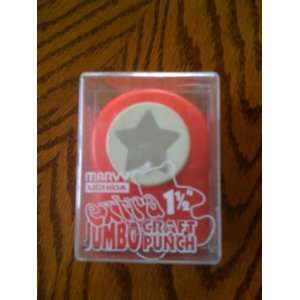  Marvy Uchida Extra Jumbo 1 1/2 Craft Punch STAR EJCP 02 