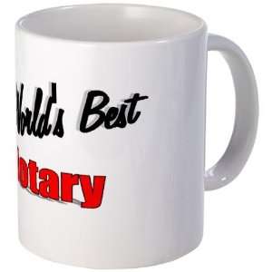  The Worlds Best Notary Occupations Mug by  
