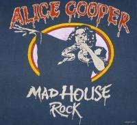 ALICE COOPER Vintage Concert SHIRT 70s TOUR T RARE ORIGINAL 100% 