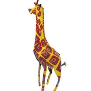  Painted Tin Animal   Giraffe 