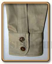 WW2 US Marine Corps Summer Service Khaki Shirt M  