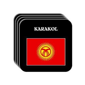  Kyrgyzstan   KARAKOL Set of 4 Mini Mousepad Coasters 