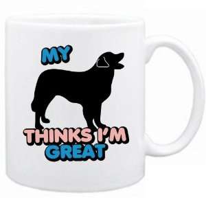    New  My Leonberger Thinks I Am Great  Mug Dog