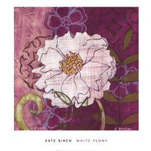  White Peony   Poster by Kate Birch (20x22)