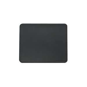   Leather Mouse Pad for Optical & Laser Mouse, Black, Manhattan 423267
