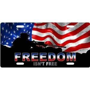  Freedom Isnt Free Custom License Plate Novelty Tag from 