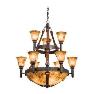 Kalco Lighting 4649AC/PS103/PS11 Rodeo Drive 9 Light Chandeliers in 