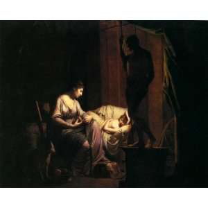 Hand Made Oil Reproduction   Joseph Wright of Derby   24 x 