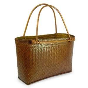  Bamboo handbag, Lahu Herringbone