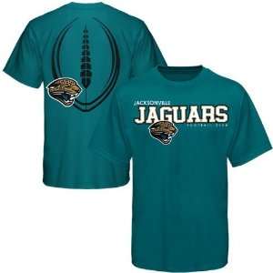  Reebok Jacksonville Jaguars Teal Ballistic T shirt (Large 