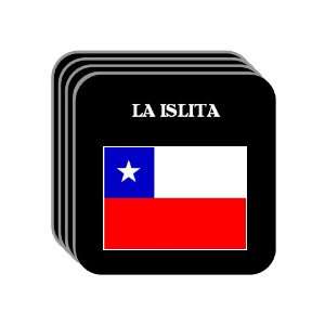  Chile   LA ISLITA Set of 4 Mini Mousepad Coasters 