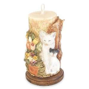  Carved candle, Bathing the Kittens