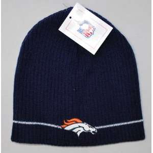    Denver Broncos Knit Beanie Hat, 2 Tone Knit Hat
