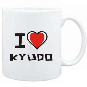  Mug White I love Kyudo  Sports