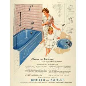 1959 Ad Kohler Wisconsin Home Decor Bathroom Plumbing Fixtures Mother 