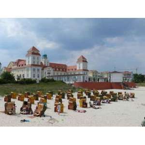  Strandkörbe Vor Kurhaus   Peel and Stick Wall Decal by 