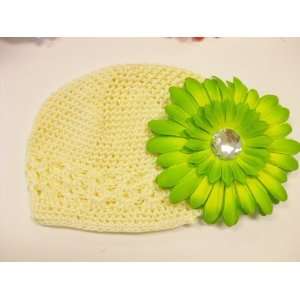  Yellow Adorable Infant Beanie Kufi Hat Fits 0   9 Months 
