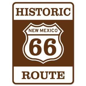  Historic New Mexico Route 66 car bumper sticker 5 x 4 