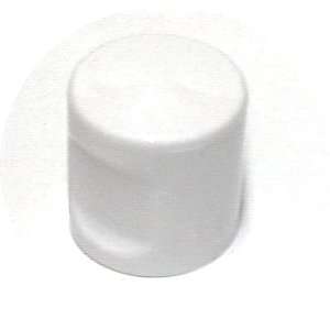  Large ABS Plastic Knob   White   1 1/2 K36 K261P